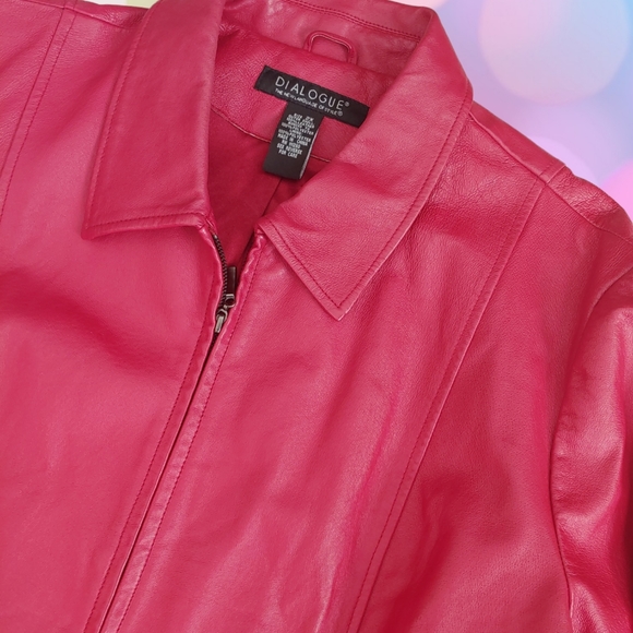 Dialogue Jackets & Coats Pure Leather Stunning Lined Jacket Women